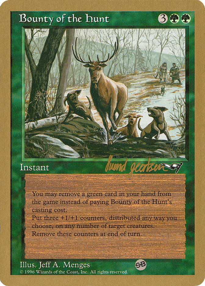 Bounty of the Hunt (Svend Geertsen) (SB) [World Championship Decks 1997] | Card Citadel