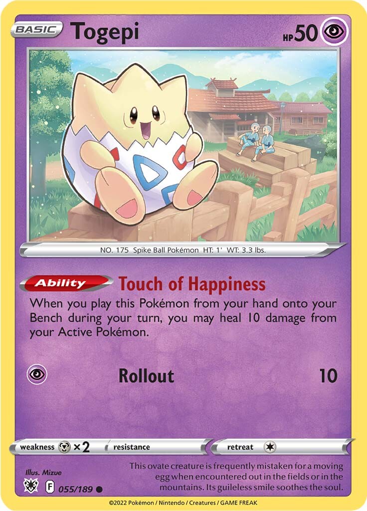 Togepi (055/189) [Sword & Shield: Astral Radiance] | Card Citadel