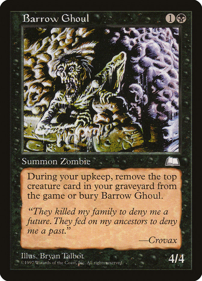 Barrow Ghoul [Weatherlight] | Card Citadel