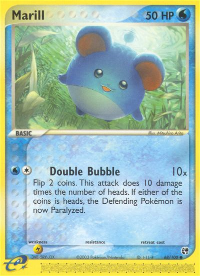 Marill (68/100) [EX: Sandstorm] | Card Citadel