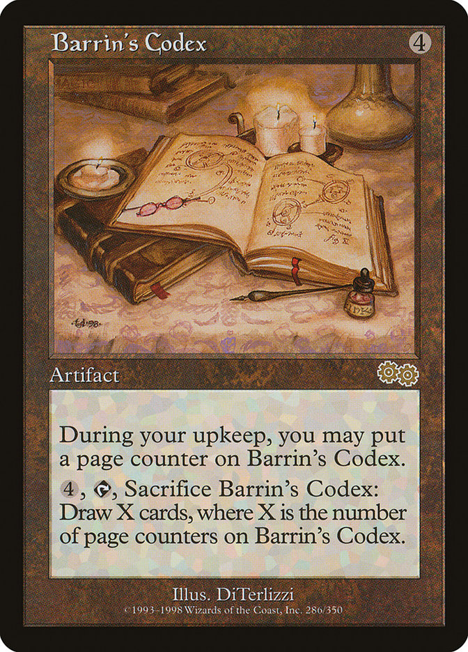 Barrin's Codex [Urza's Saga] | Card Citadel