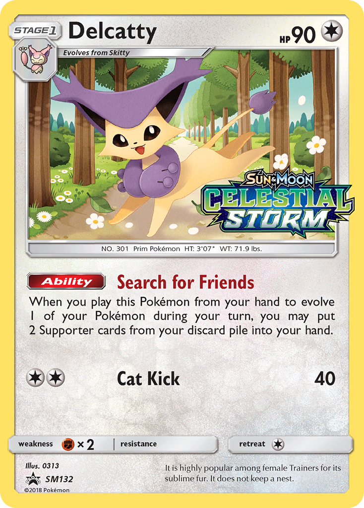 Delcatty (SM132) [Sun & Moon: Black Star Promos] | Card Citadel