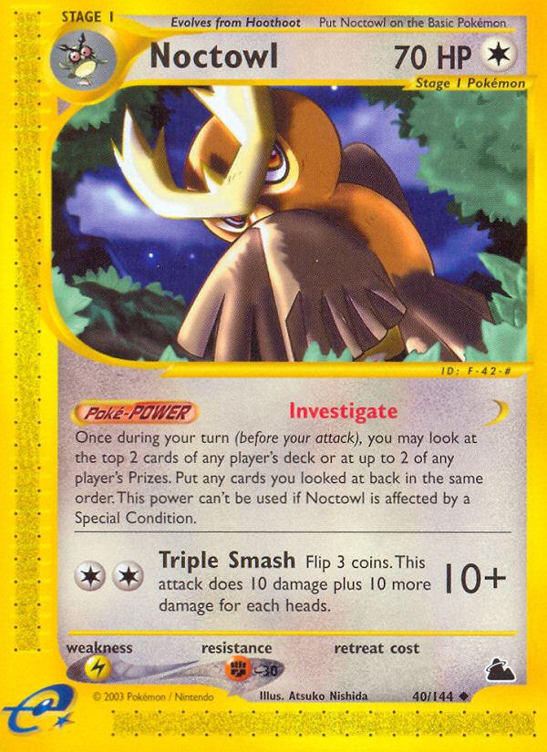 Noctowl (40/144) [Skyridge] | Card Citadel