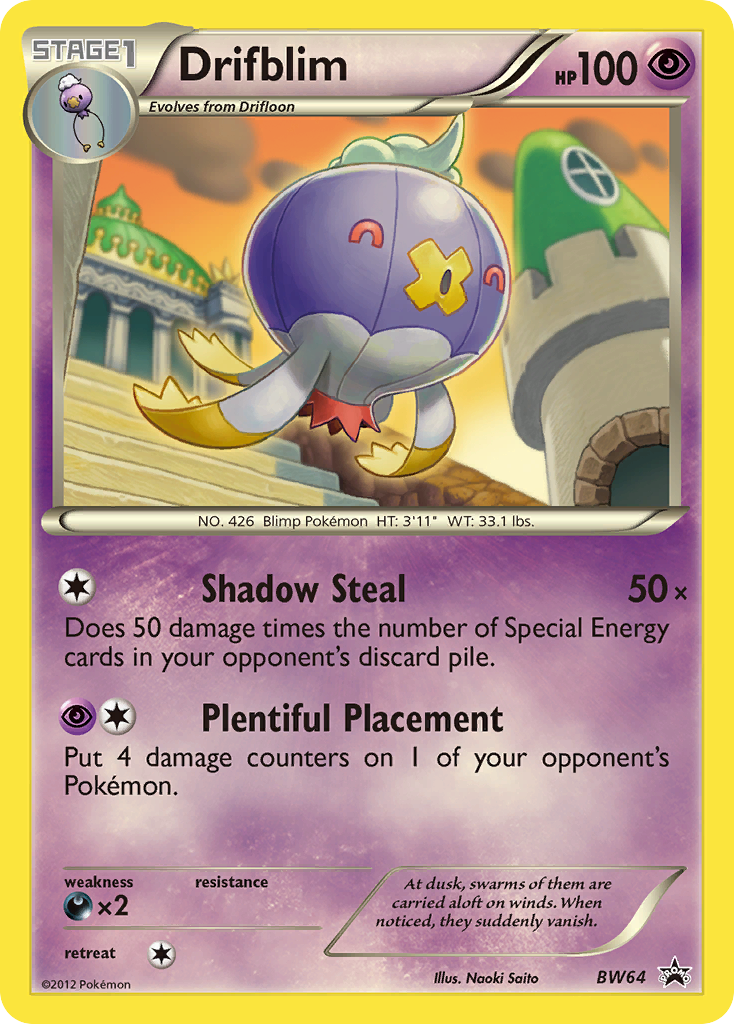 Drifblim (BW64) [Black & White: Black Star Promos] | Card Citadel