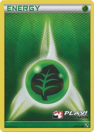 Grass Energy (105/114) (Play Pokemon Promo) [Black & White: Base Set] | Card Citadel