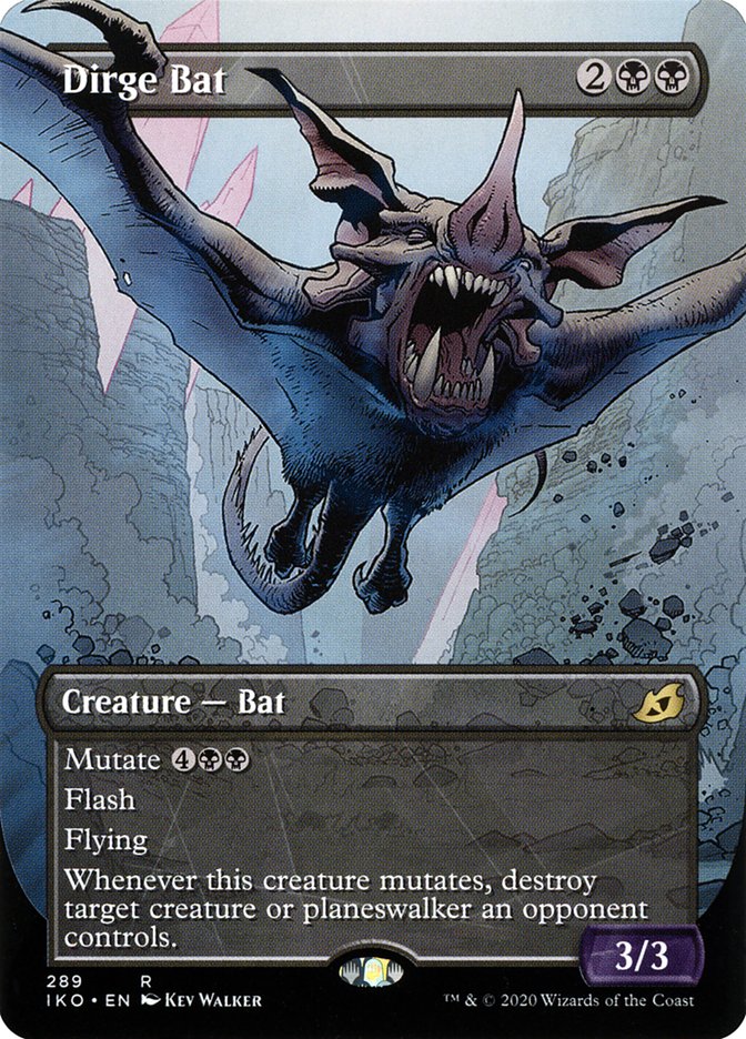 Dirge Bat (Showcase) [Ikoria: Lair of Behemoths] | Card Citadel