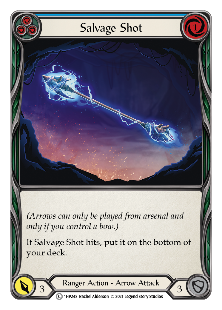 Salvage Shot (Blue) [1HP248] | Card Citadel