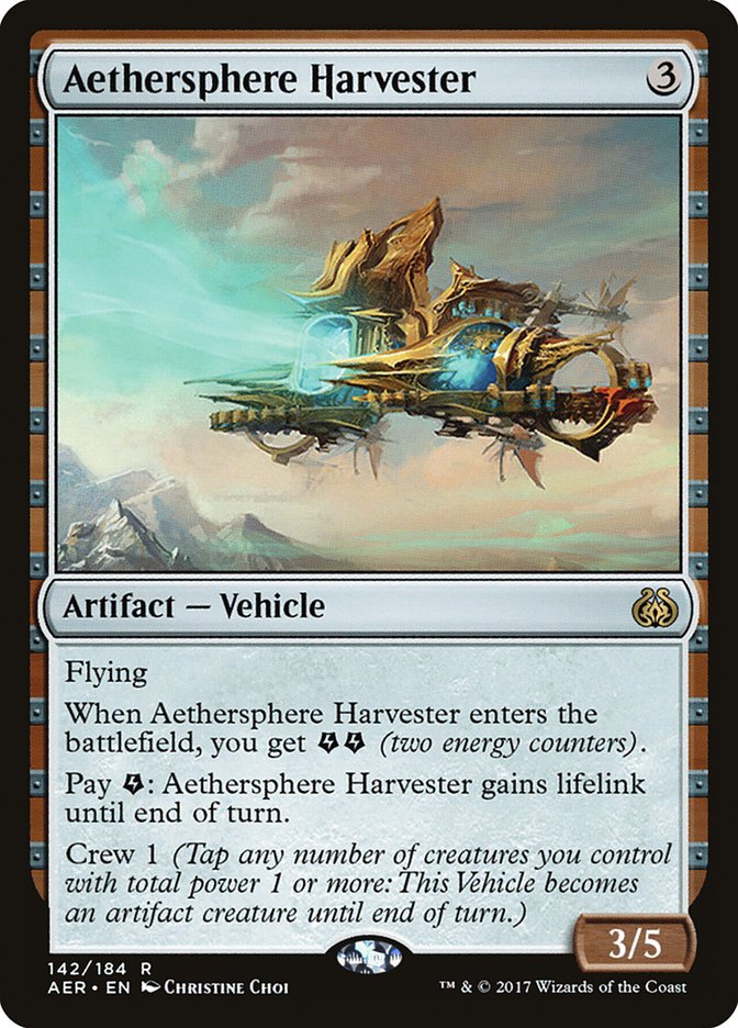 Aethersphere Harvester [Aether Revolt] | Card Citadel