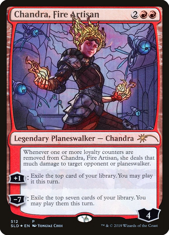 Chandra, Fire Artisan (Stained Glass) [Secret Lair Drop Promos] | Card Citadel