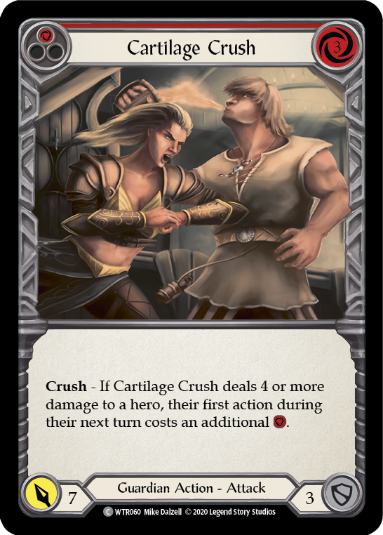 Cartilage Crush (Red) [U-WTR060] (Welcome to Rathe Unlimited)  Unlimited Rainbow Foil | Card Citadel