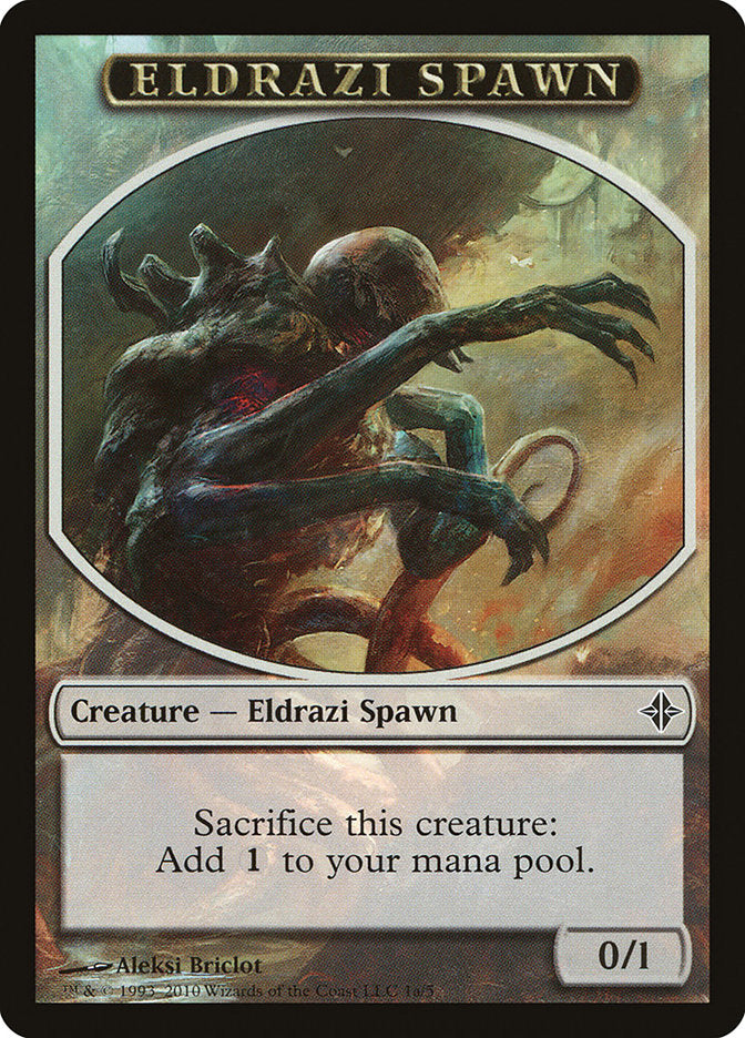 Eldrazi Spawn (1a/5) [Rise of the Eldrazi Tokens] | Card Citadel