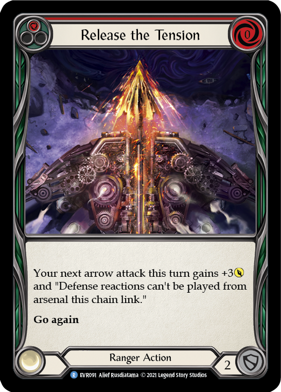 Release the Tension (Red) [EVR091] (Everfest)  1st Edition Rainbow Foil | Card Citadel