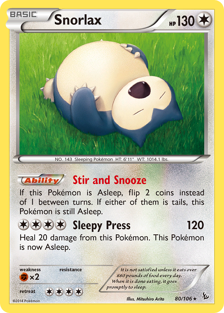 Snorlax (80/106) [XY: Flashfire] | Card Citadel