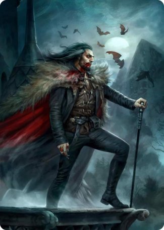 Dracula, Blood Immortal Art Card [Innistrad: Crimson Vow Art Series] | Card Citadel