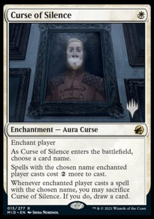 Curse of Silence (Promo Pack) [Innistrad: Midnight Hunt Promos] | Card Citadel