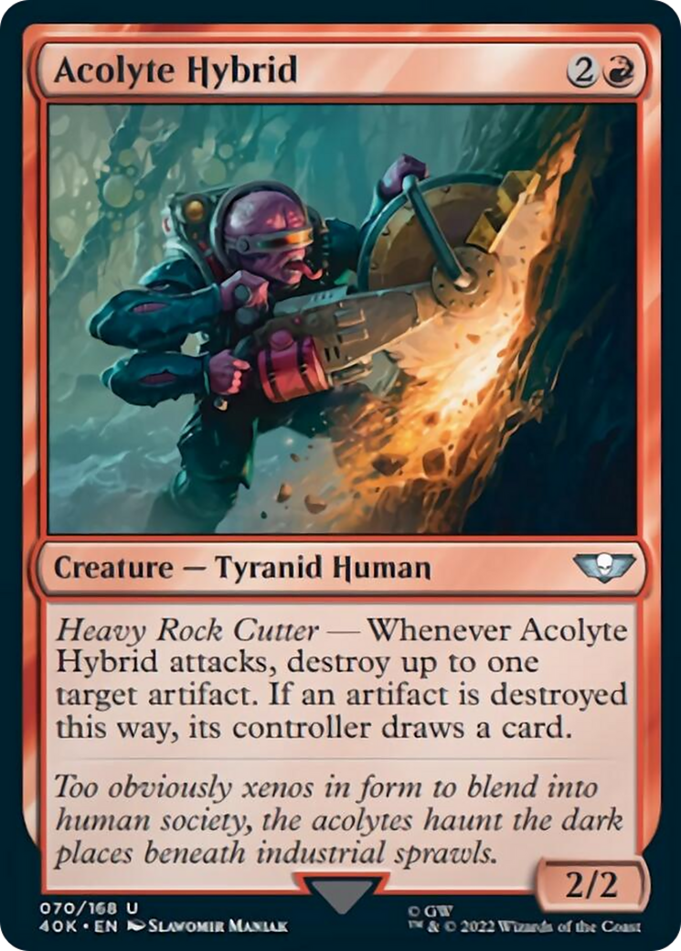 Acolyte Hybrid (Surge Foil) [Universes Beyond: Warhammer 40,000] | Card Citadel