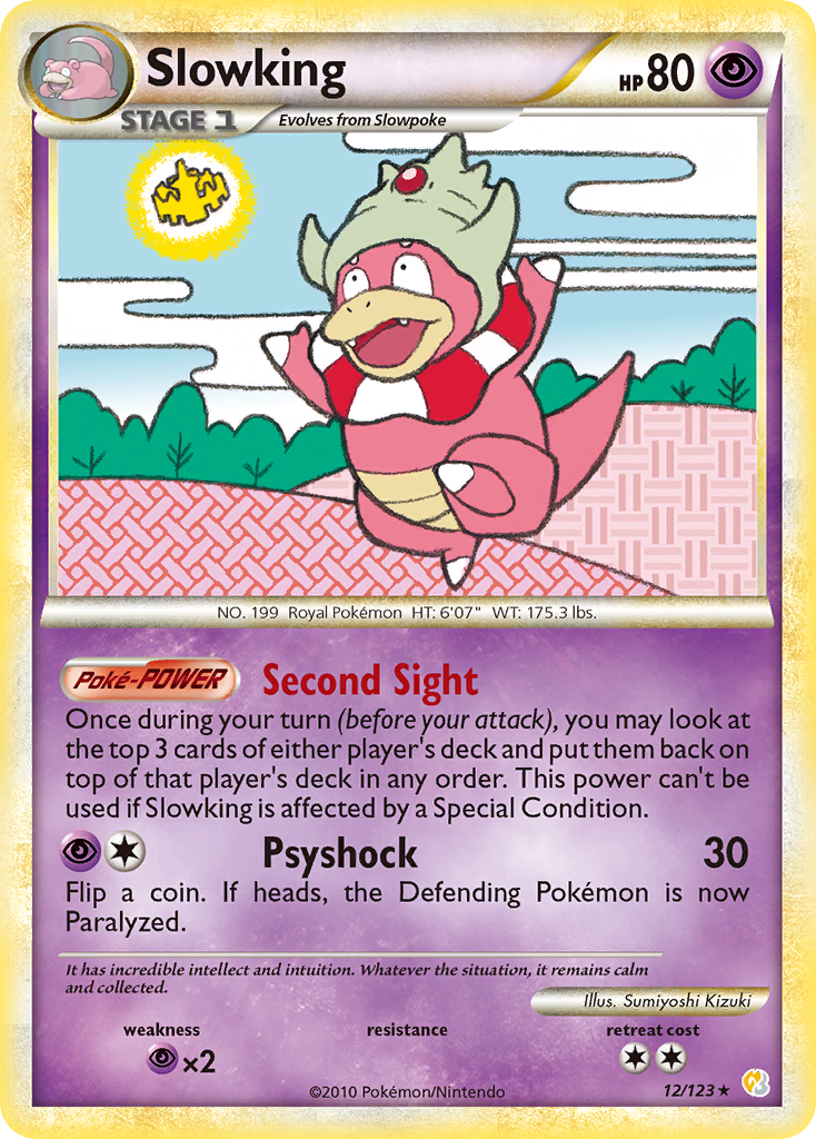 Slowking (12/123) [HeartGold & SoulSilver: Base Set] | Card Citadel