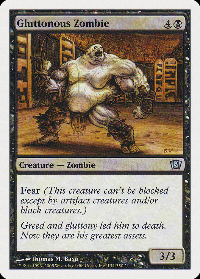 Gluttonous Zombie [Ninth Edition] | Card Citadel