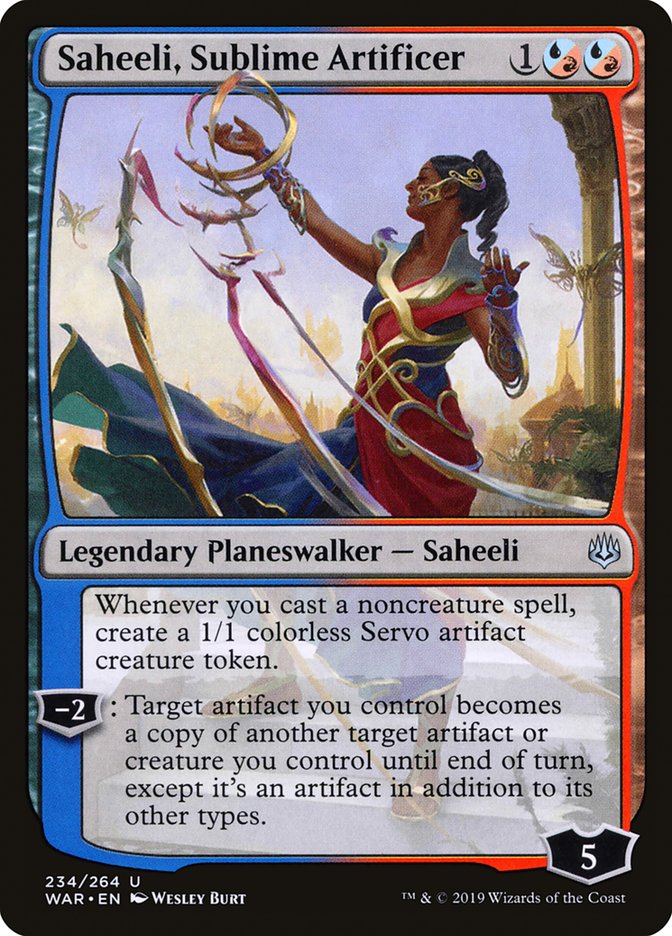 Saheeli, Sublime Artificer [War of the Spark] | Card Citadel