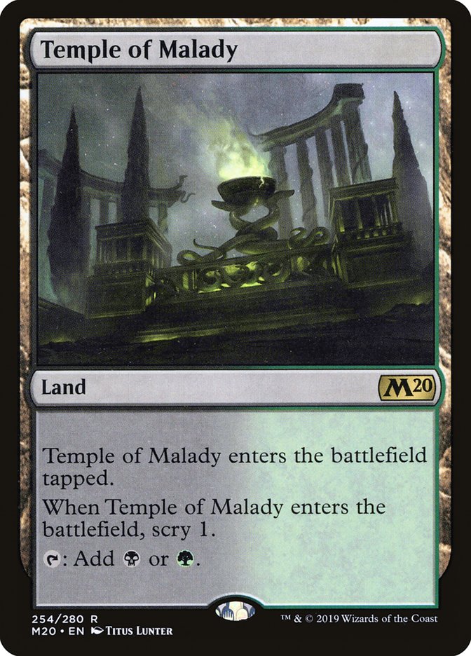 Temple of Malady [Core Set 2020] | Card Citadel