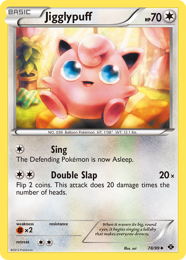 Jigglypuff (78/99) [Black & White: Next Destinies] | Card Citadel