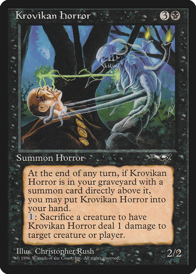 Krovikan Horror [Alliances] | Card Citadel