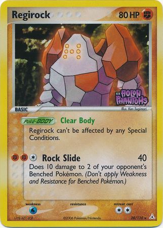 Regirock (28/110) (Stamped) [EX: Holon Phantoms] | Card Citadel