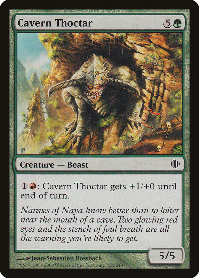 Cavern Thoctar [Shards of Alara] | Card Citadel