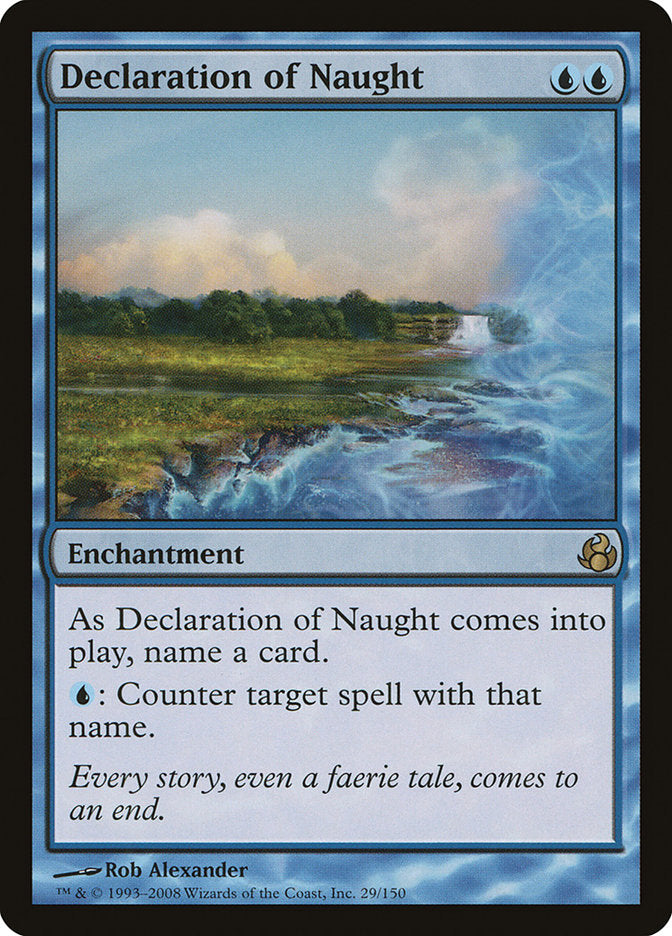 Declaration of Naught [Morningtide] | Card Citadel