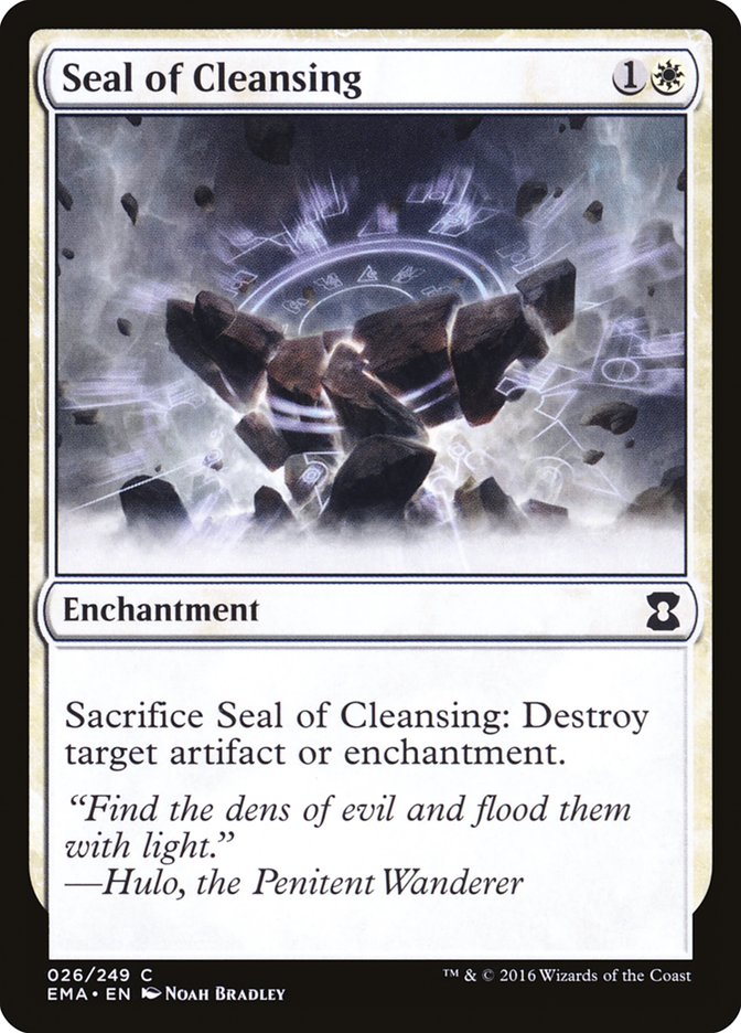 Seal of Cleansing [Eternal Masters] | Card Citadel