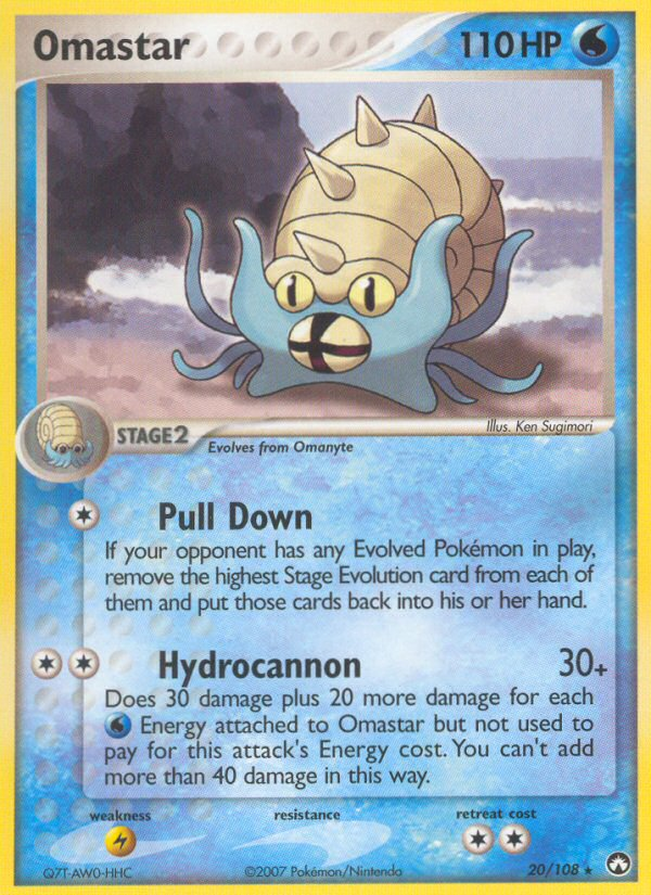 Omastar (20/108) [EX: Power Keepers] | Card Citadel