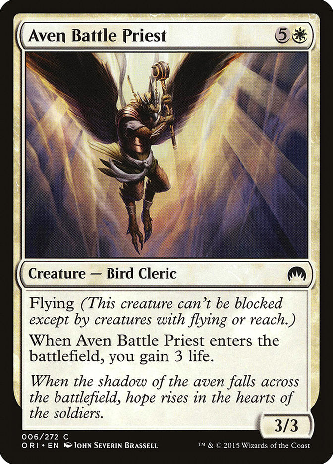 Aven Battle Priest [Magic Origins] | Card Citadel