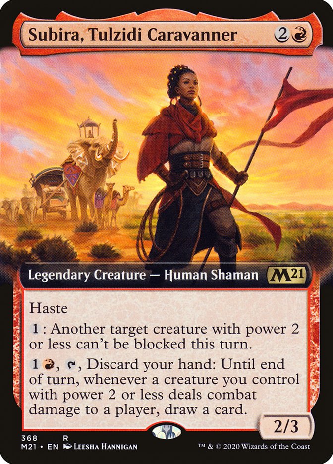 Subira, Tulzidi Caravanner (Extended Art) [Core Set 2021] | Card Citadel