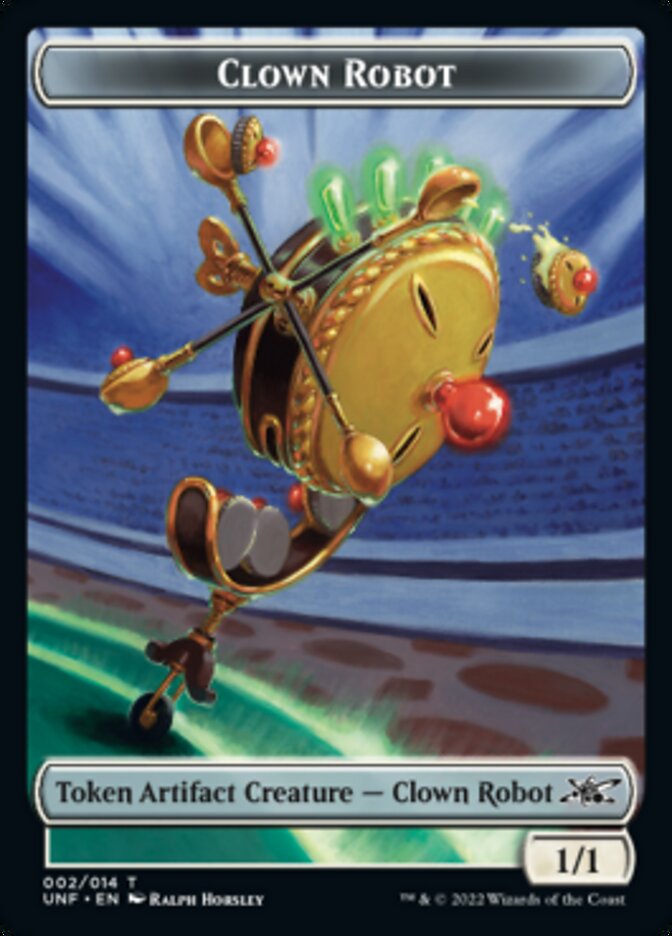 Clown Robot (002) Token [Unfinity Tokens] | Card Citadel