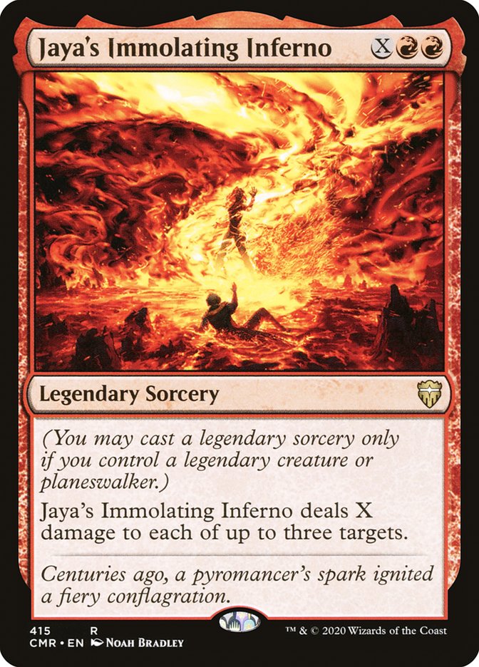 Jaya's Immolating Inferno [Commander Legends] | Card Citadel