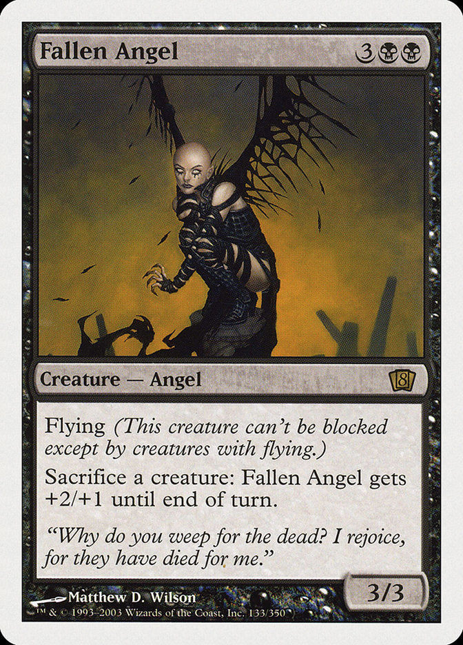 Fallen Angel [Eighth Edition] | Card Citadel