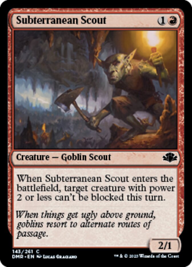 Subterranean Scout [Dominaria Remastered] | Card Citadel