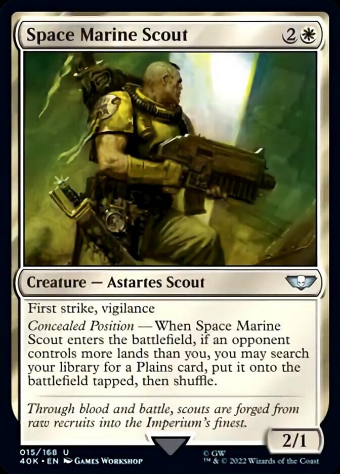 Space Marine Scout [Universes Beyond: Warhammer 40,000] | Card Citadel