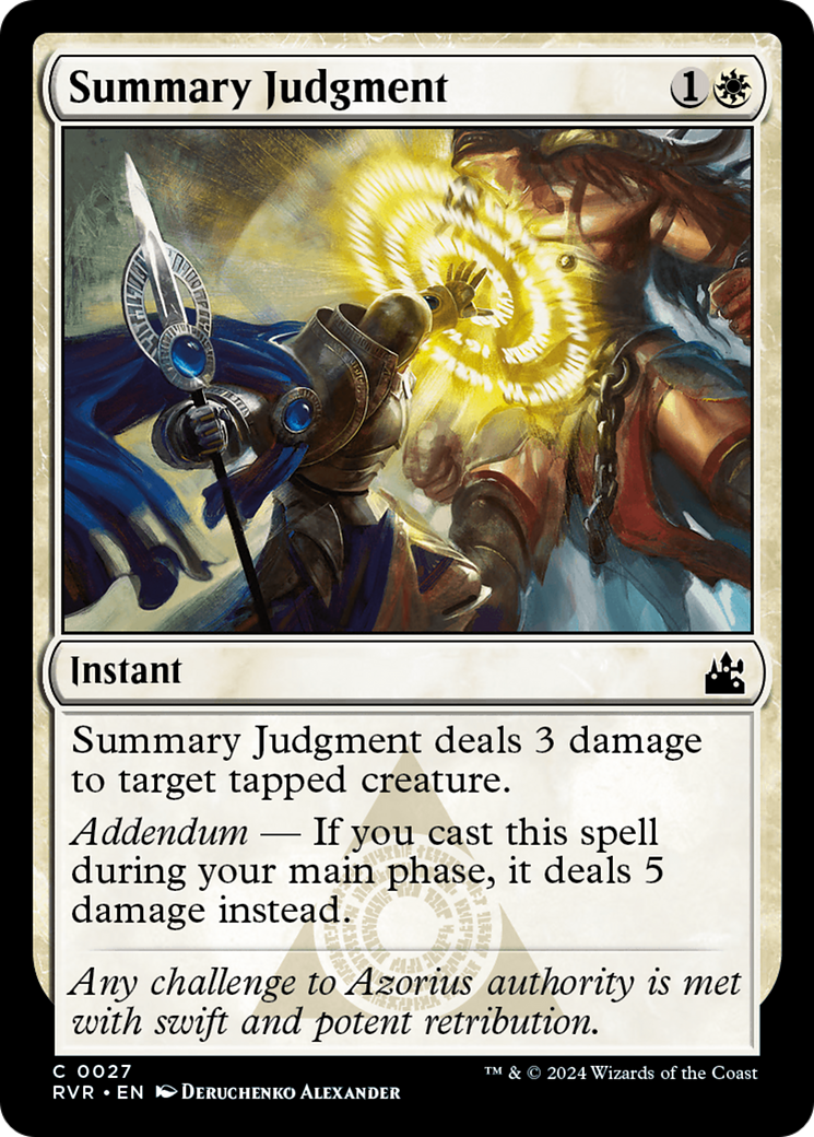 Summary Judgment [Ravnica Remastered] | Card Citadel