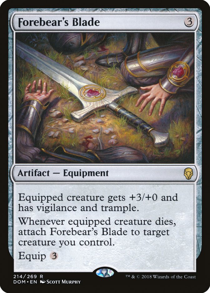 Forebear's Blade [Dominaria] | Card Citadel