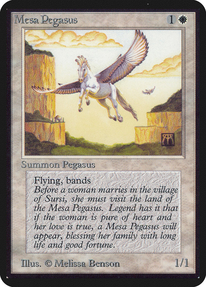 Mesa Pegasus [Limited Edition Alpha] | Card Citadel