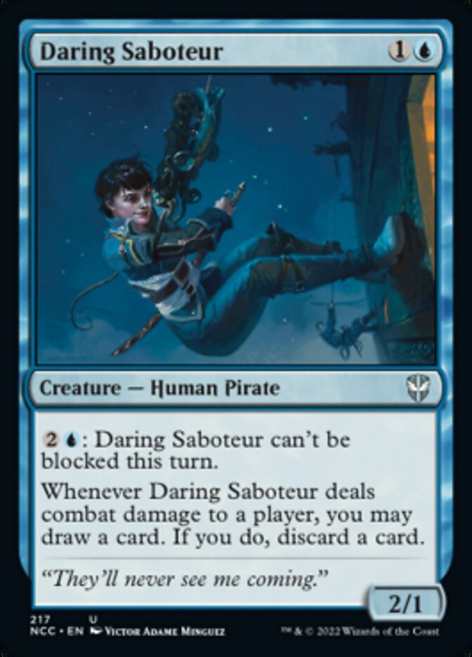 Daring Saboteur [Streets of New Capenna Commander] | Card Citadel