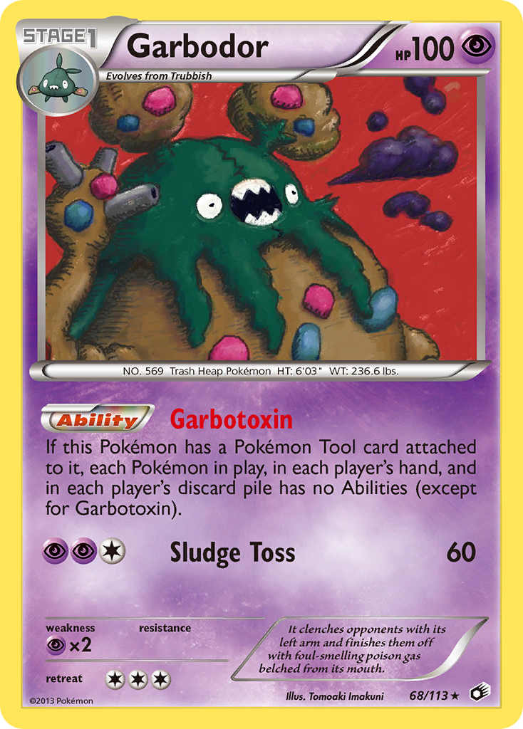 Garbodor (68/113) [Black & White: Legendary Treasures] | Card Citadel