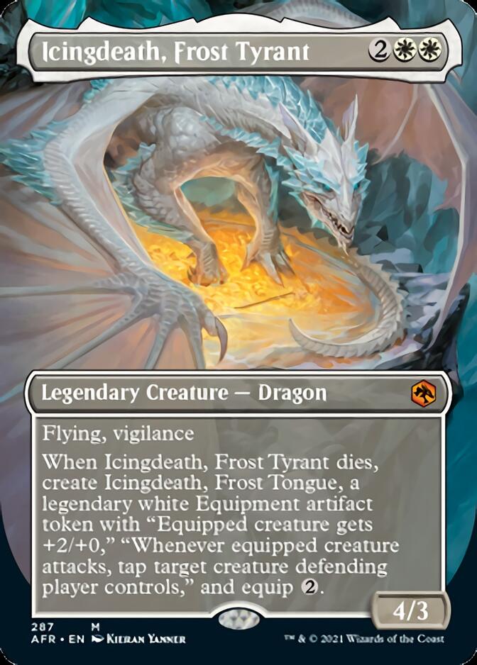 Icingdeath, Frost Tyrant (Extended) [Dungeons & Dragons: Adventures in the Forgotten Realms] | Card Citadel