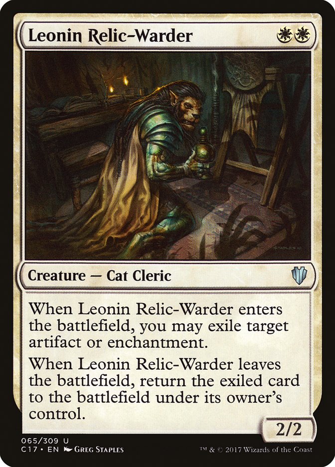 Leonin Relic-Warder [Commander 2017] | Card Citadel