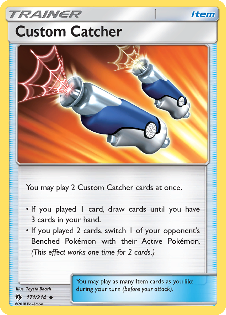 Custom Catcher (171/214) [Sun & Moon: Lost Thunder] | Card Citadel