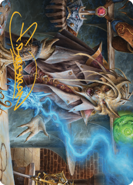 Renari, Merchant of Marvels Art Card (Gold-Stamped Signature) [Commander Legends: Battle for Baldur's Gate Art Series] | Card Citadel