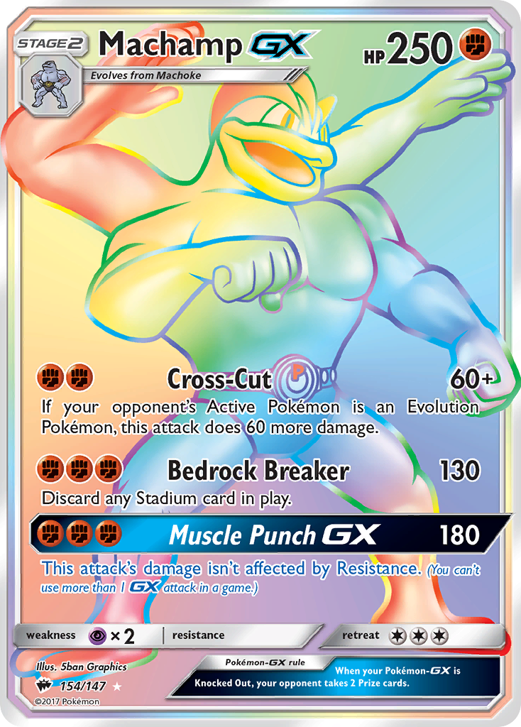 Machamp GX (154/147) [Sun & Moon: Burning Shadows] | Card Citadel