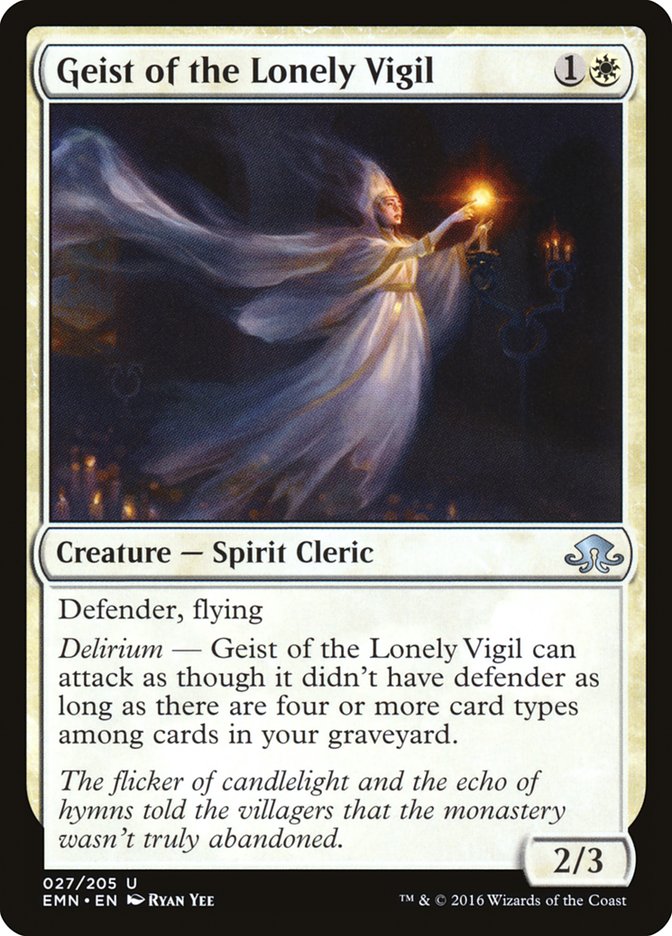 Geist of the Lonely Vigil [Eldritch Moon] | Card Citadel