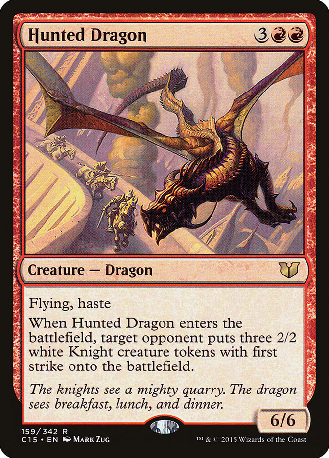 Hunted Dragon [Commander 2015] | Card Citadel